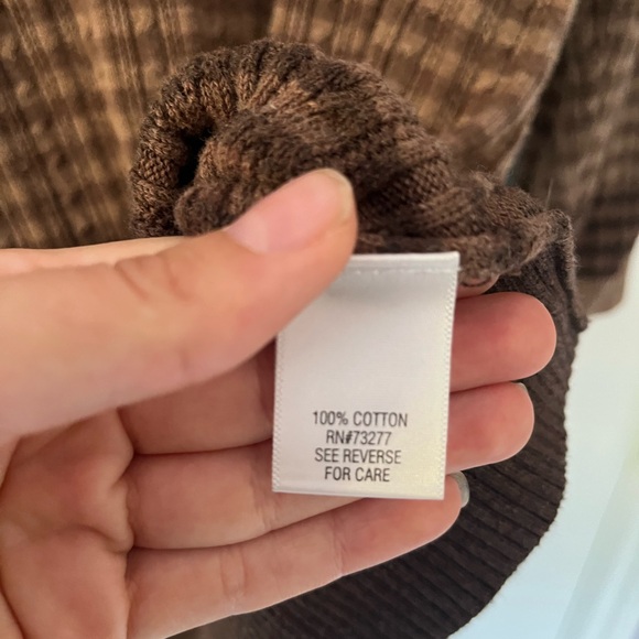 🔥3/$15 Croft&Barrow | 4 Brown Toned Top🍂 - Picture 5 of 5